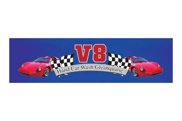 V8 Carwash Logo