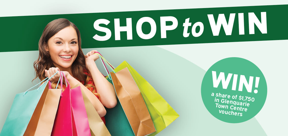 Shop to Win at Glenquarie Town Centre!